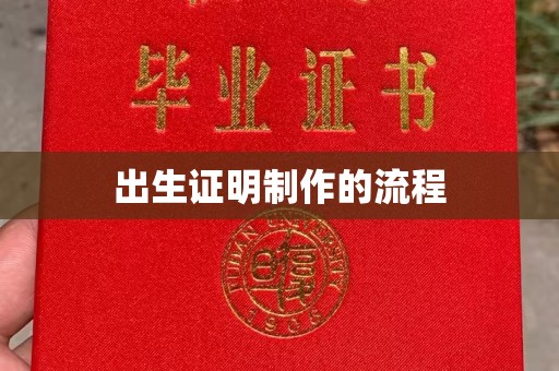 源城出生证明制作的流程