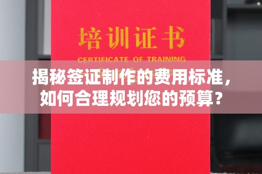 源城揭秘签证制作的费用标准，如何合理规划您的预算？