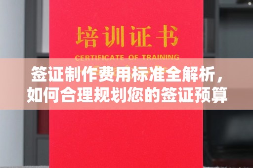 源城签证制作费用标准全解析，如何合理规划您的签证预算？